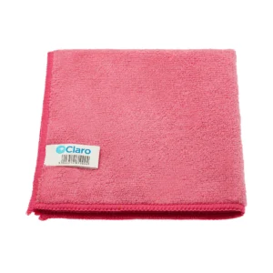 Claro ścierka z mikrofazy czerw.40x40 320gr