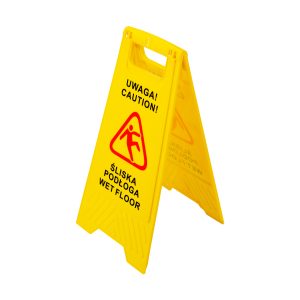 Tablica śliska podłoga