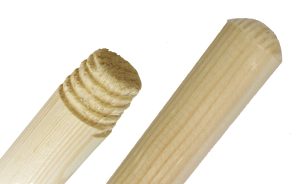 Kij drewniany z gwintem 140cm