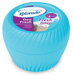 Kolorado DEO Fresh odświeżacz w żelu 150g Fresh Fresh Linen / Świeże pranie